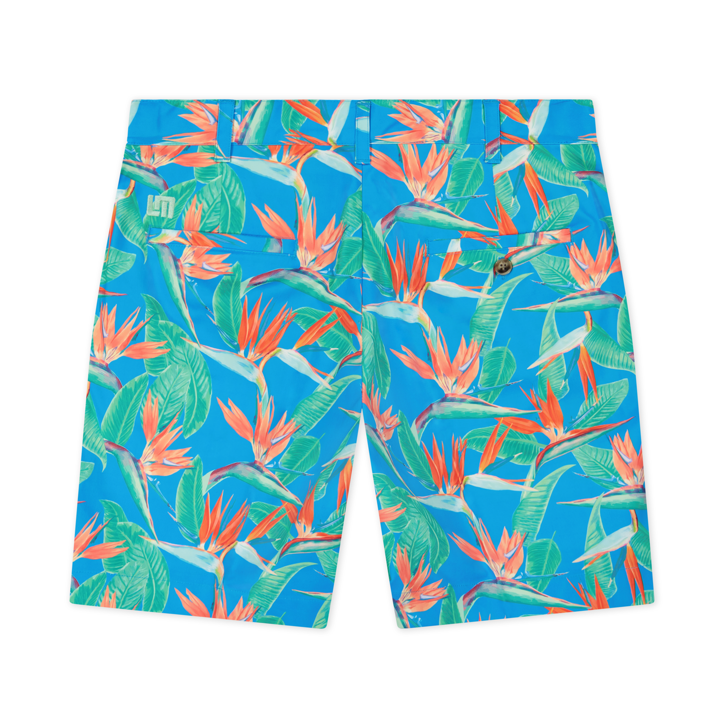 Heritage Short - Birds of Paradise Blue