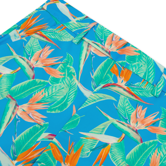 Player Pant - Birds of Paradise Blue