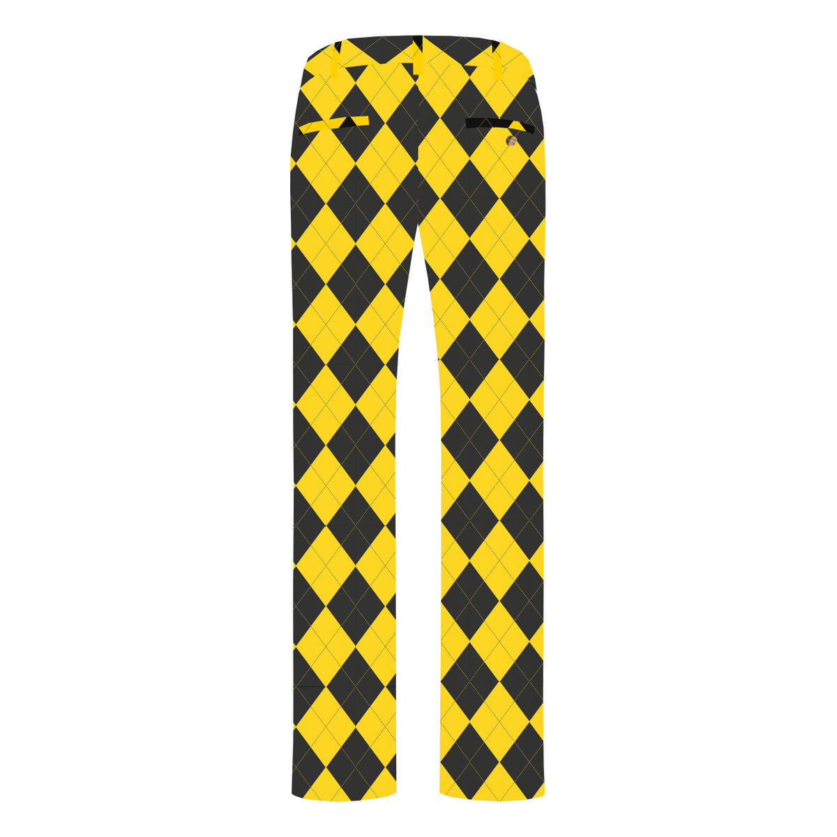 Black & Yellow Argyle Men's Heritage or Birdie Pant - MTO