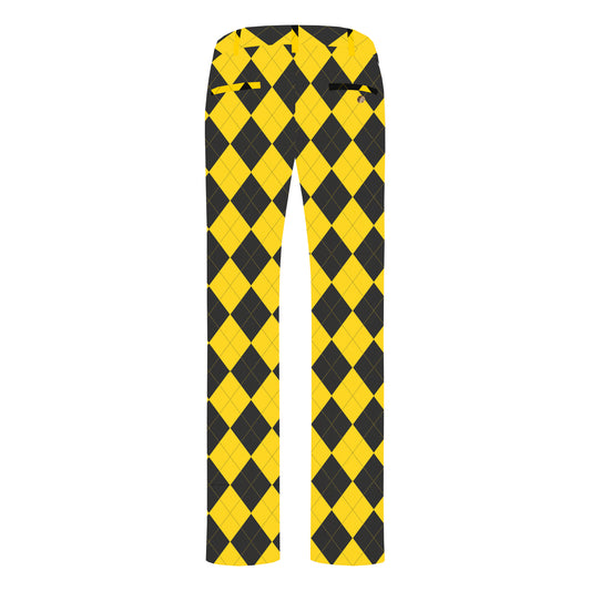 Black & Yellow Argyle Men's Heritage or Birdie Pant - MTO