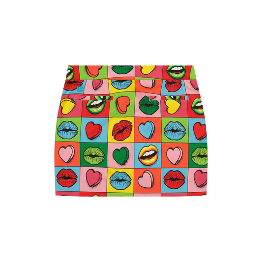 Classic Skort - Pop Hearts