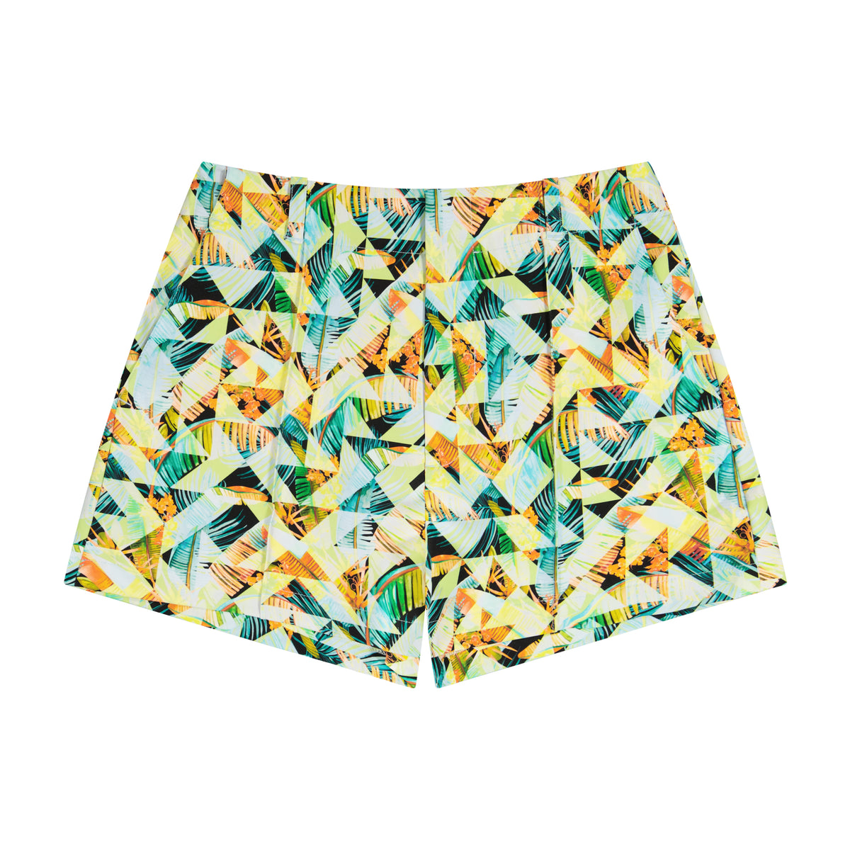 🎁 Womens Club Short - Shattered Palms (100% off)