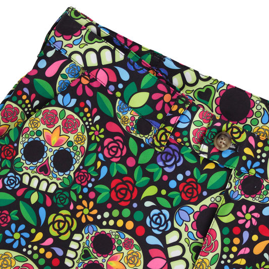 Heritage Short - Mosaic Skulls