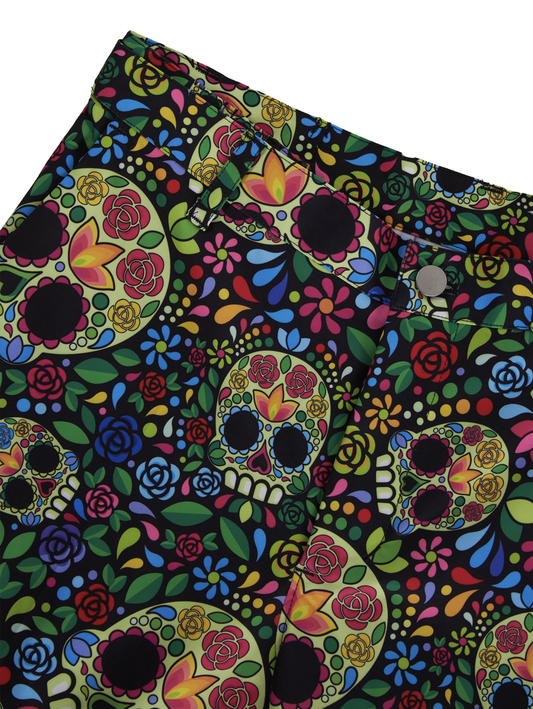 Birdie Pant - Mosaic Skulls
