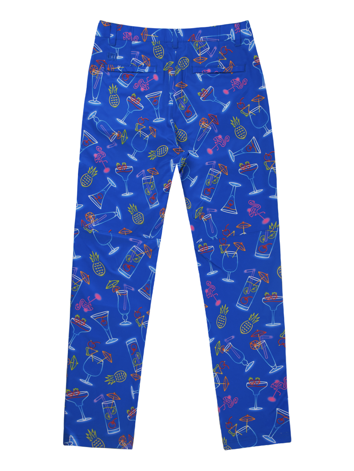 Birdie Pant - Neon Cocktails Blue
