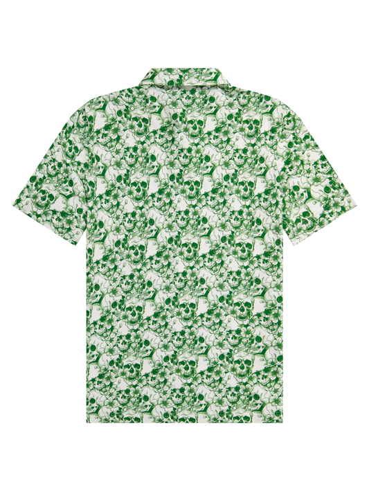 Weekender Polo - Skulls Green