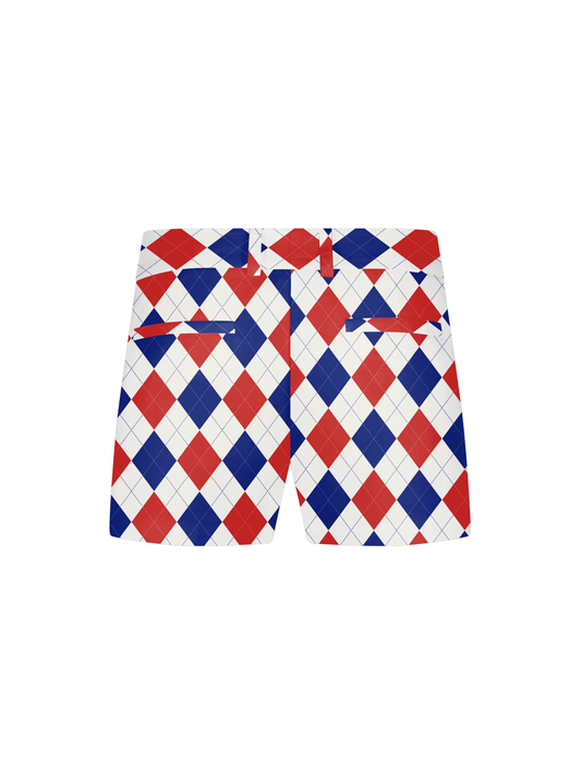 Americana Argyle Women's Mini Short - MTO
