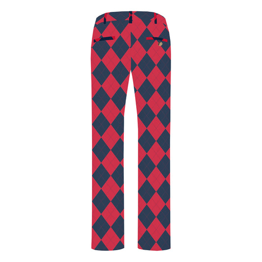 Navy & Red Argyle Men's Heritage or Birdie Pant - MTO