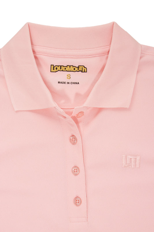 Womens Heritage Polo - Light Pink