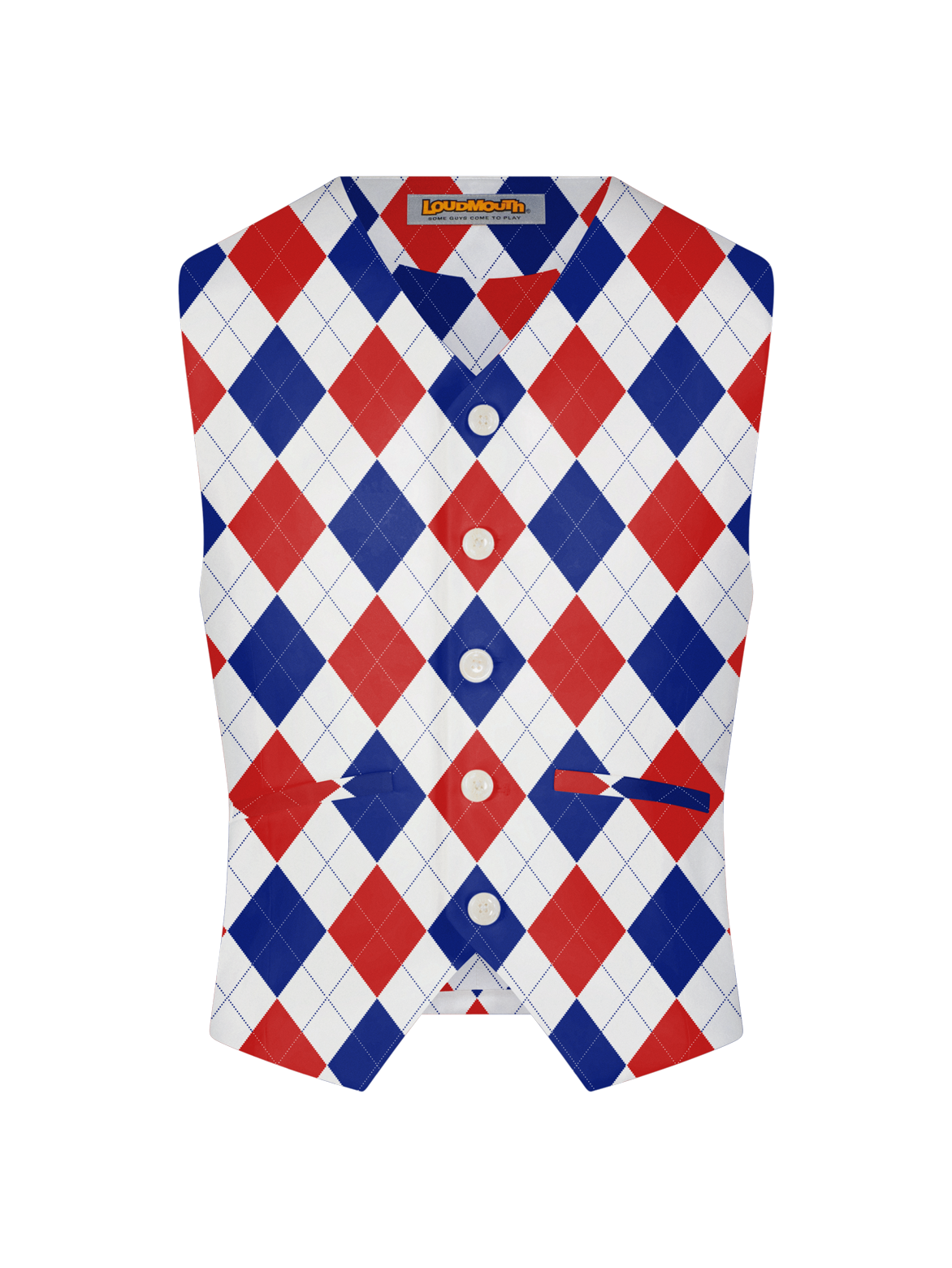 Americana Argyle Men's Vest - MTO – Loudmouth Americana Argyle Men's Vest - MTO – Loudmouth
