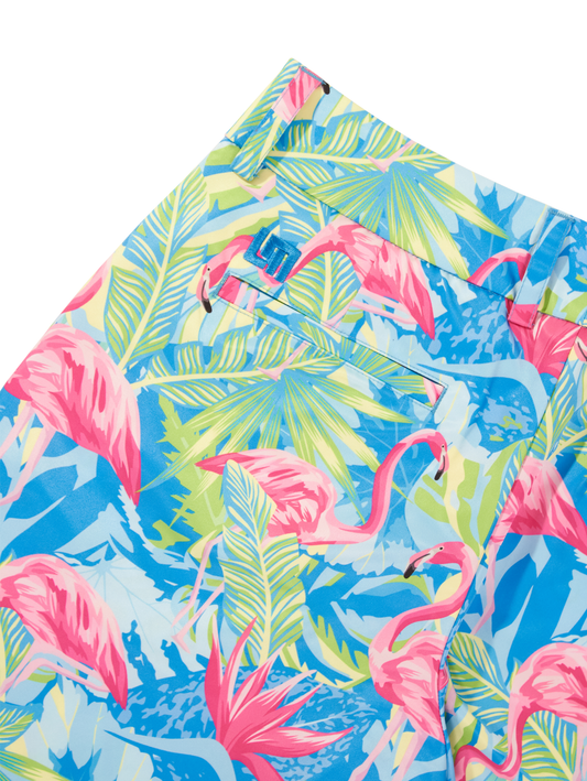 Bermuda Short - Flamingo Jungle