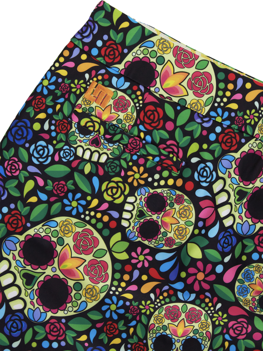 Classic Skort - Mosaic Skulls