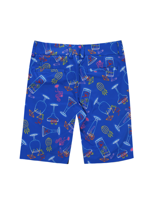 Bermuda Short - Neon Cocktails Blue