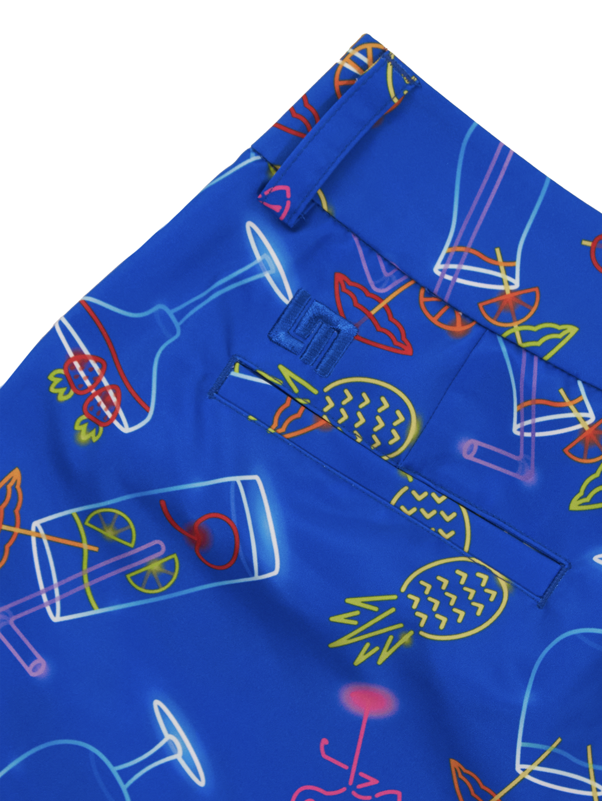 Bermuda Short - Neon Cocktails Blue