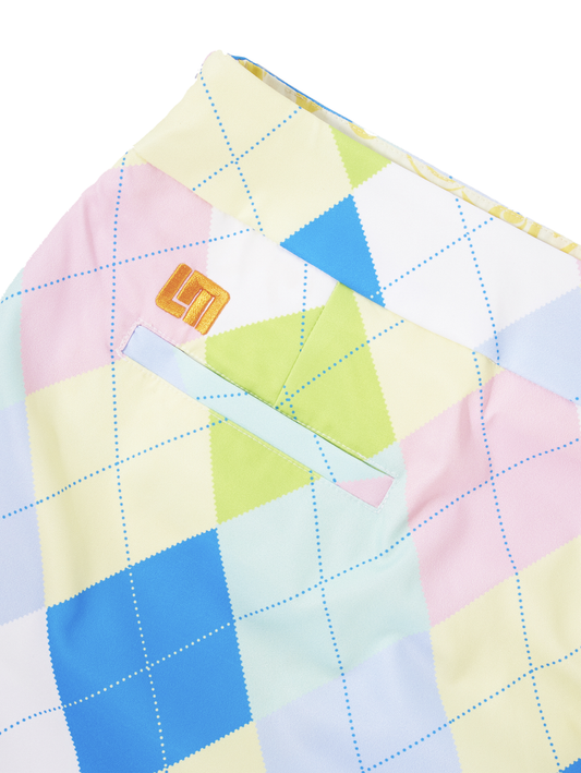 Classic Skort - Pastel Argyle