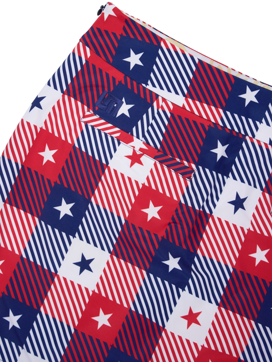 Classic Skort - Star Plaid