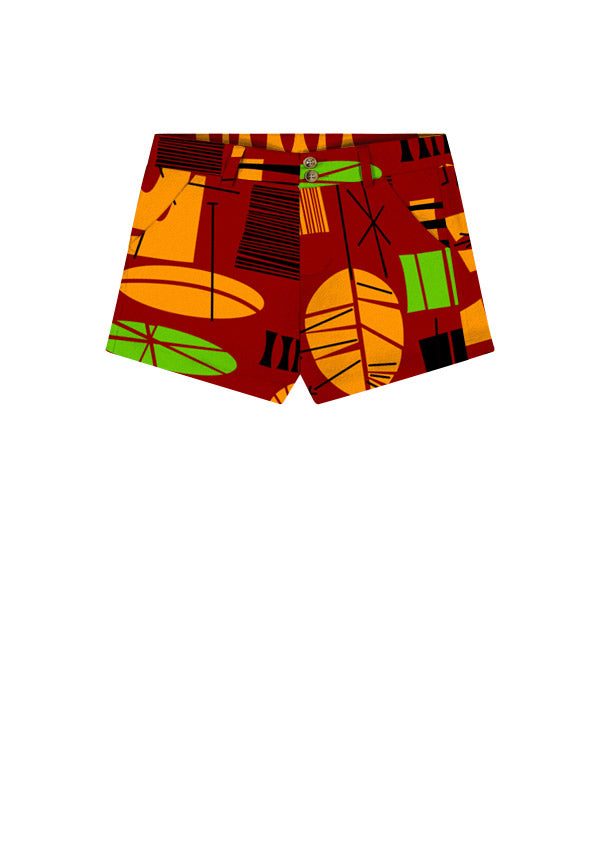Fairway Bohemian Women's High Waist Short - MTO