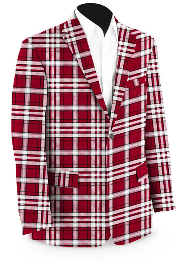 Fairway Crimson Plaid Men's Sportcoat - MTO