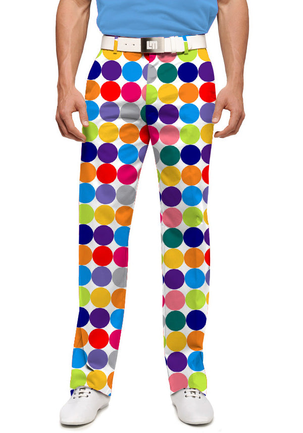Fairway Disco Balls White Men's Heritage or Birdie Pant - MTO