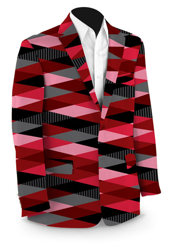 Fairway Fore Shades of Red Men's Sportcoat - MTO
