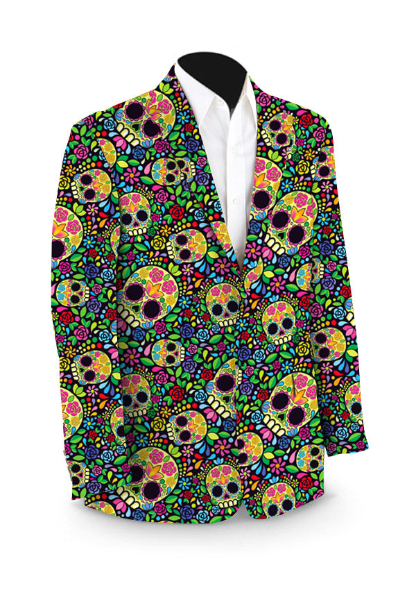 Mosaic Skulls Men's Sportcoat - MTO