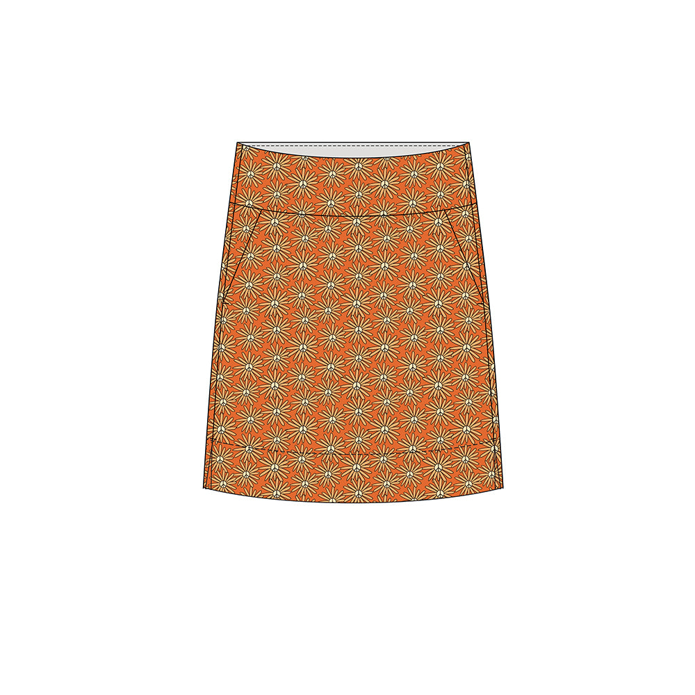 Peace Flower Women's Classic Skirt/Skort - MTO