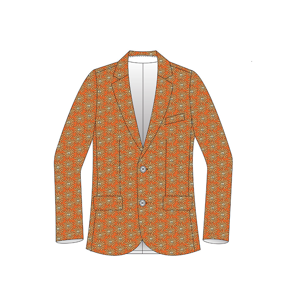 Peace Flower Men's Sportcoat - MTO