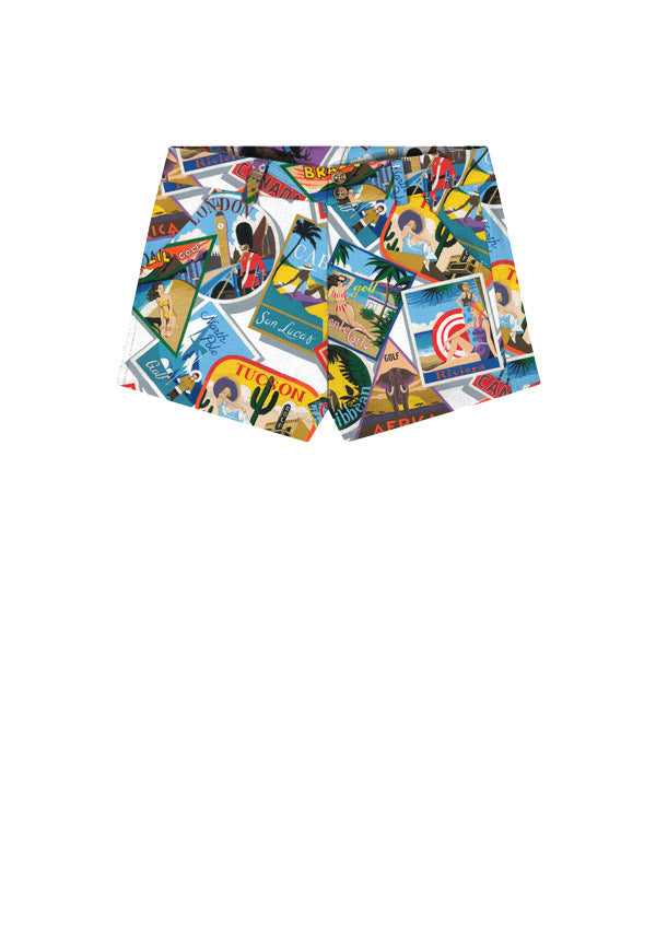 Fairway Postcards from the Wedge Women's High Waist Short - MTO