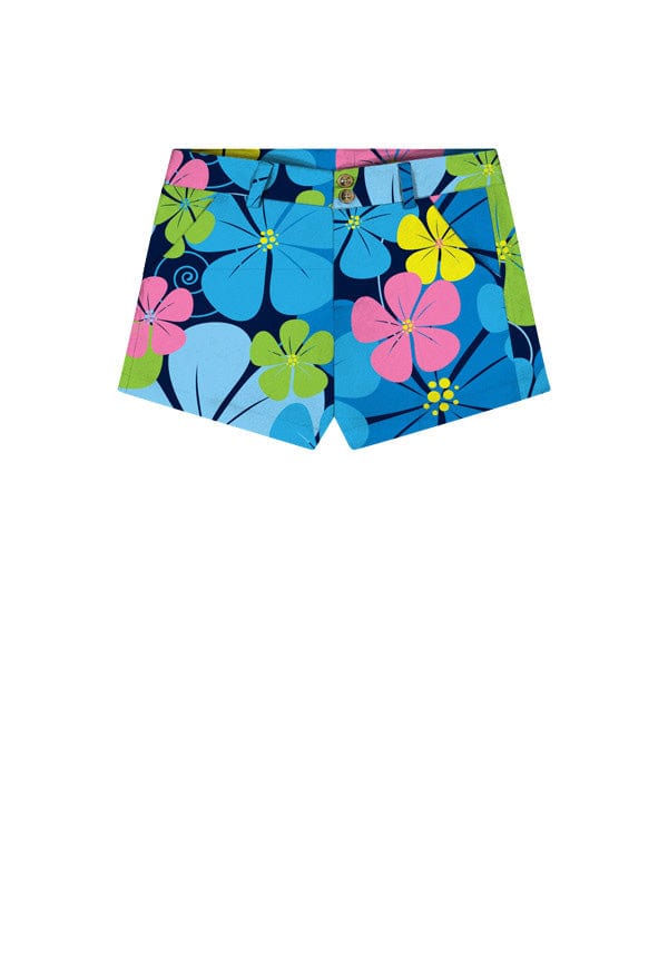Wild Flower Women's High Waist Short - MTO