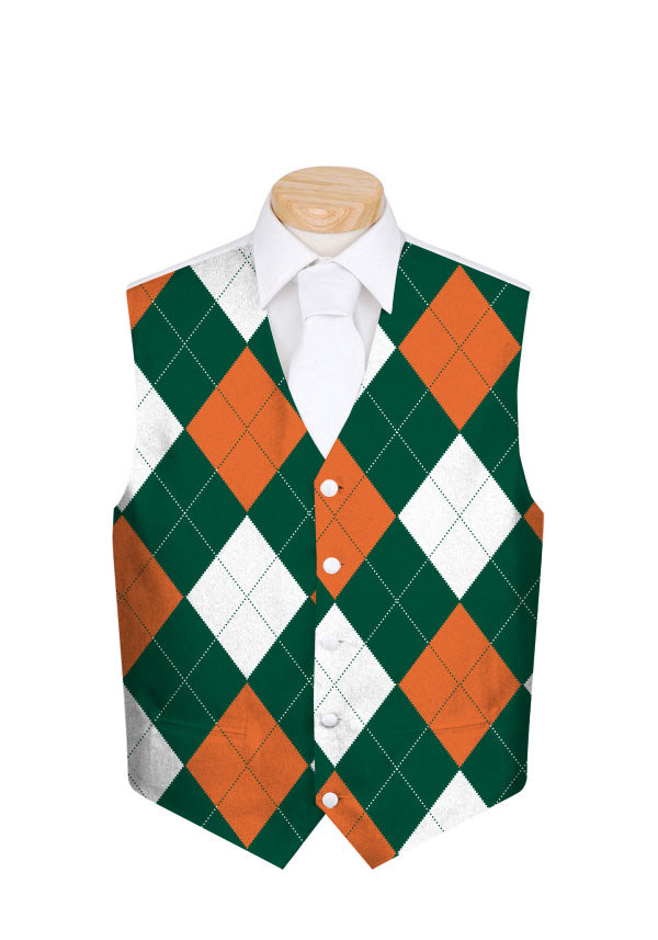 Fairway Orange & Green Men's Vest - MTO
