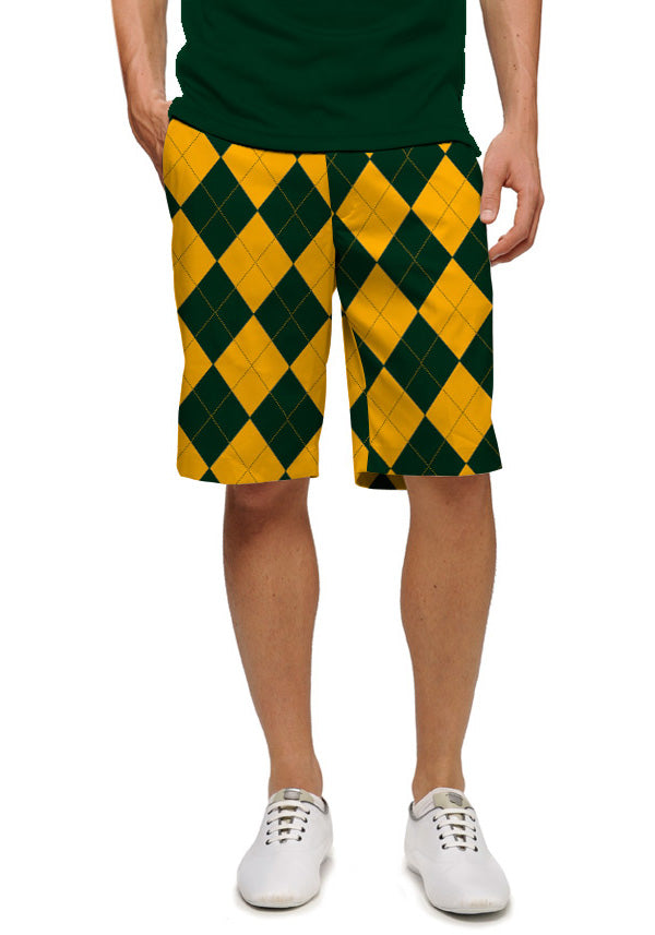 Fairway Hunter Green & Gold Mega Men's Heritage Short - MTO