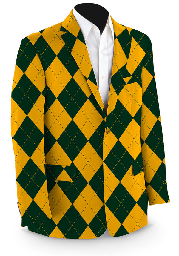 Fairway Hunter Green & Gold Mega Men's Sportcoat - MTO