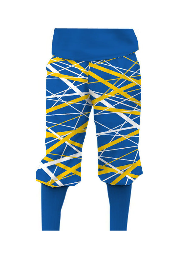 Stix Blue & Gold Men's Knicker - MTO