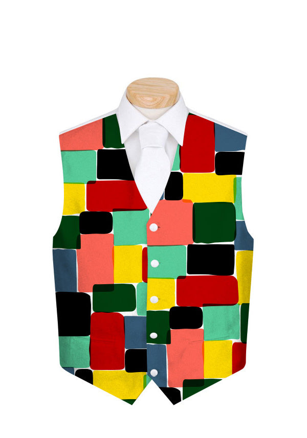 Fairway Technicolor Dream Men's Vest - MTO