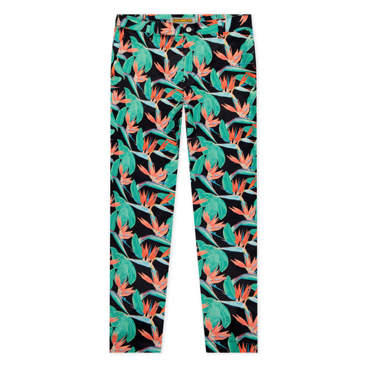 Birdie Pant - Birds of Paradise Black