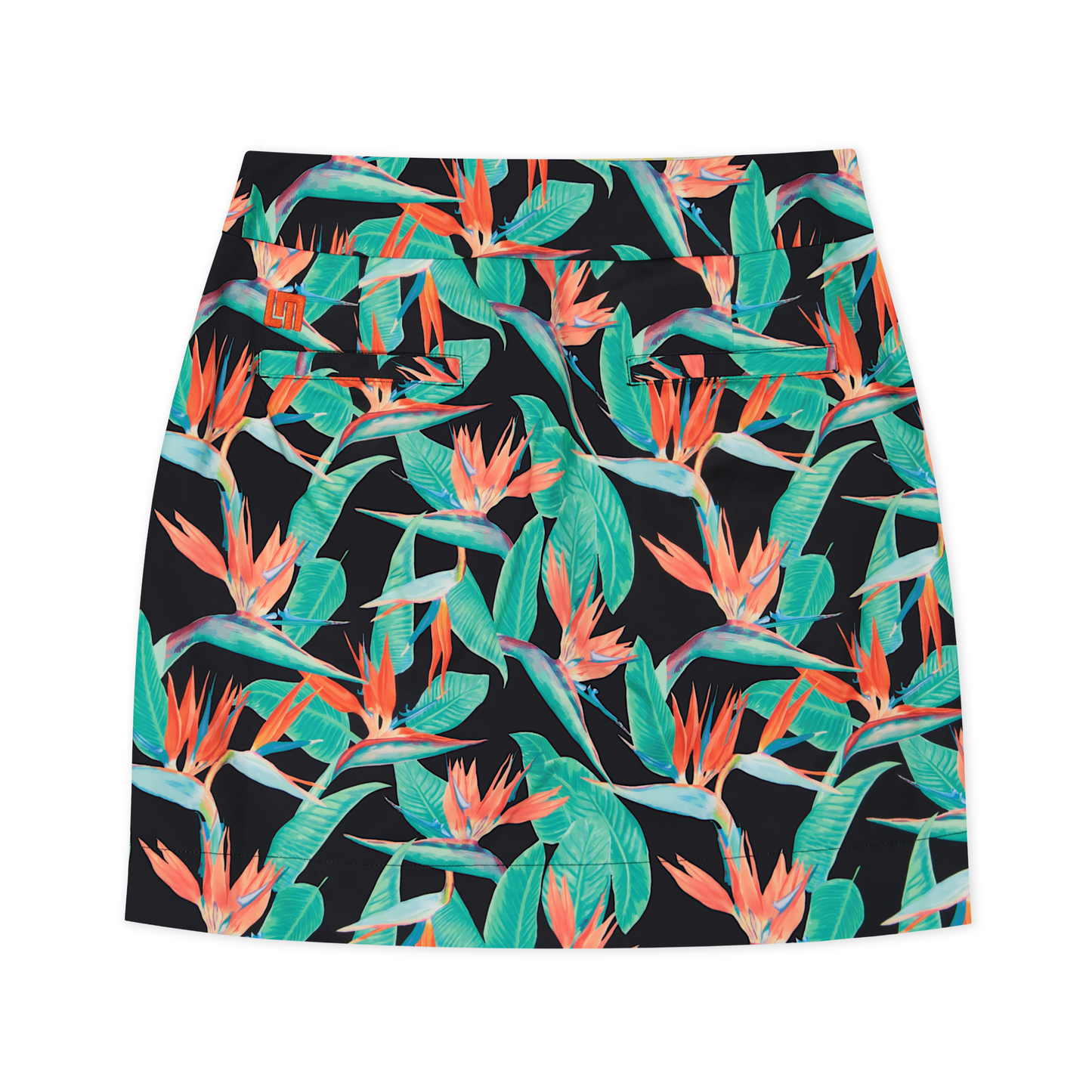 Classic Skort - Birds of Paradise Black