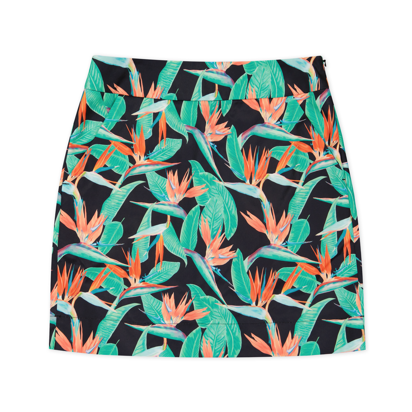 Classic Skort - Birds of Paradise Black
