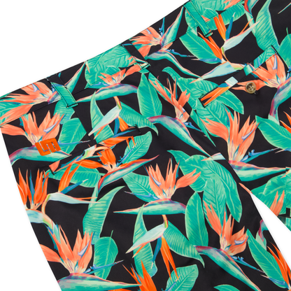 Heritage Pant - Birds of Paradise Black