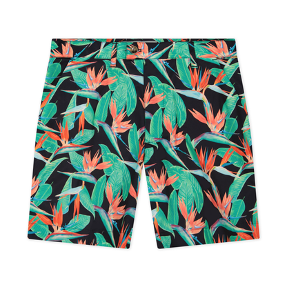 Heritage Short - Birds of Paradise Black