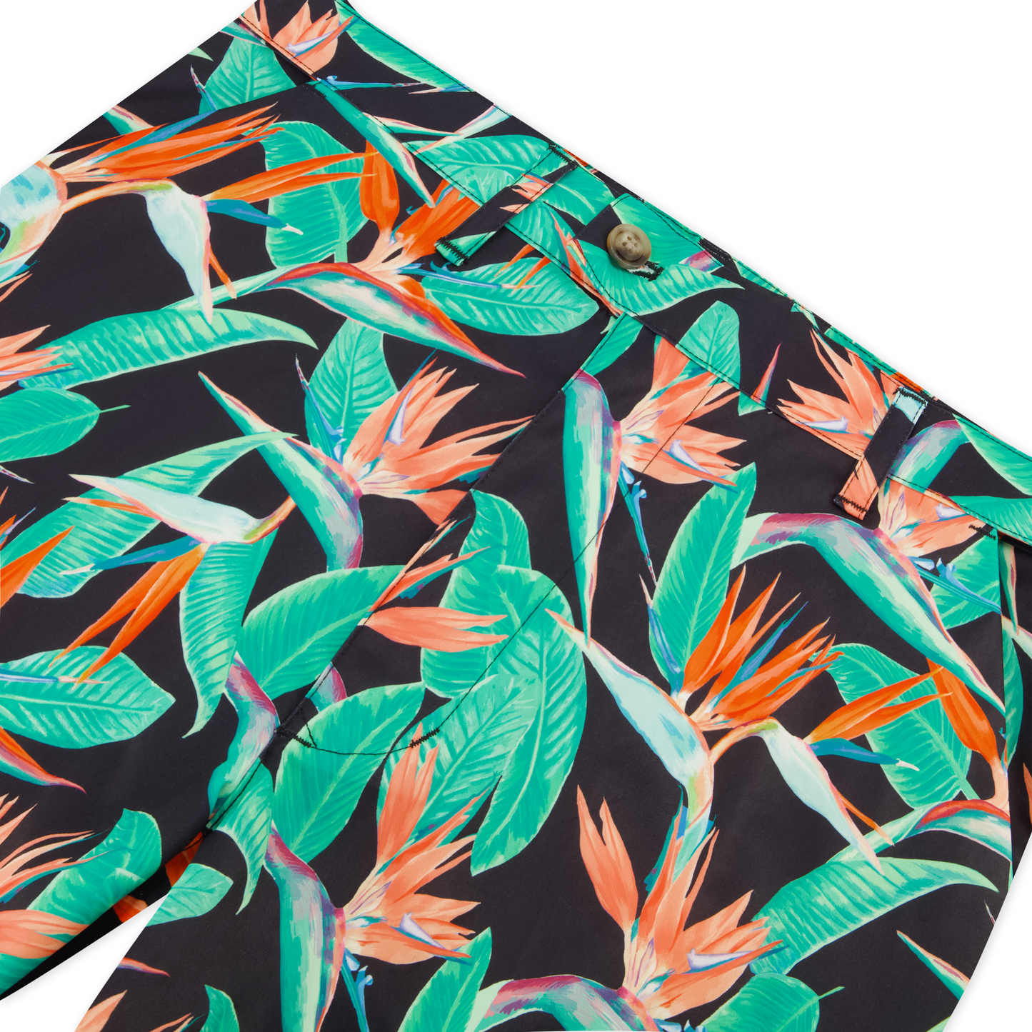 Heritage Short - Birds of Paradise Black