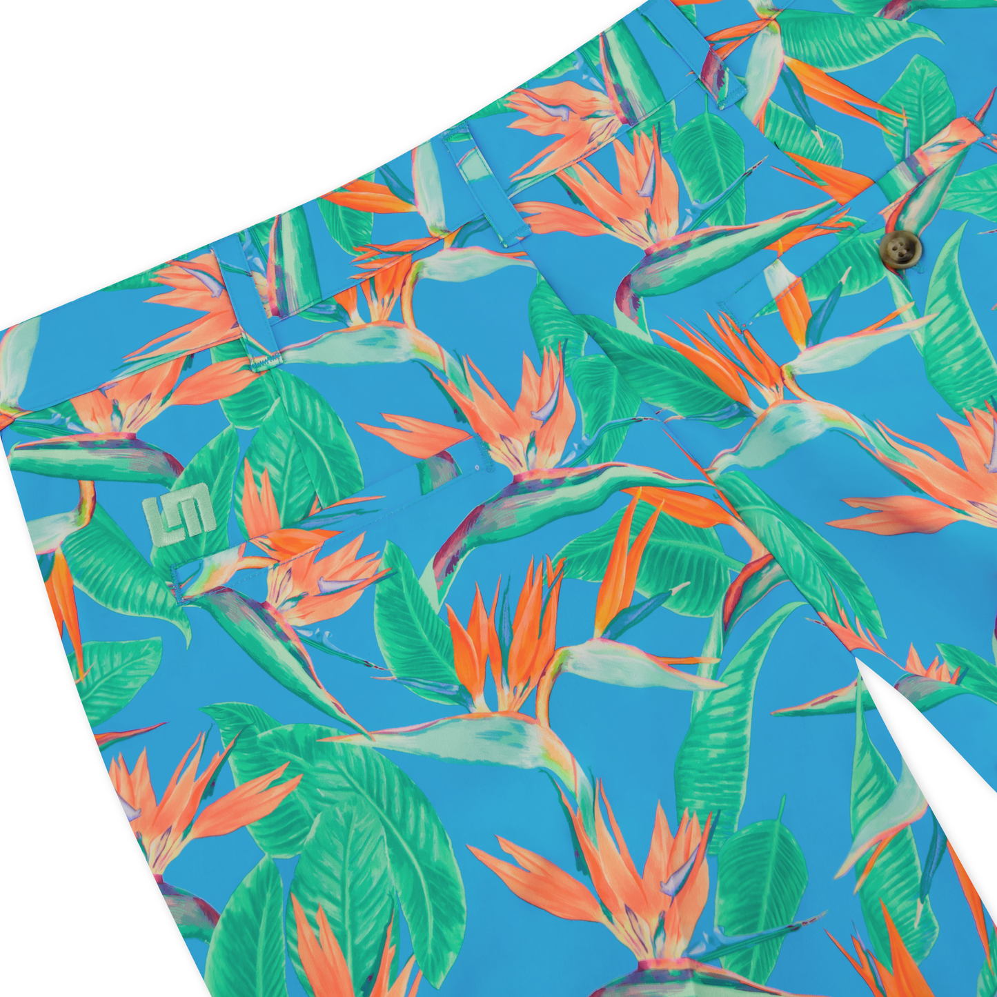Heritage Short - Birds of Paradise Blue