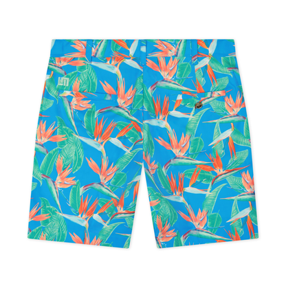 Heritage Short - Birds of Paradise Blue
