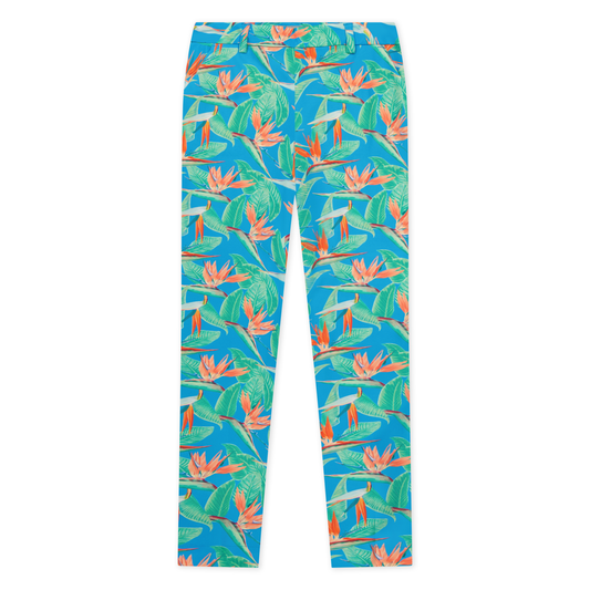 Player Pant - Birds of Paradise Blue