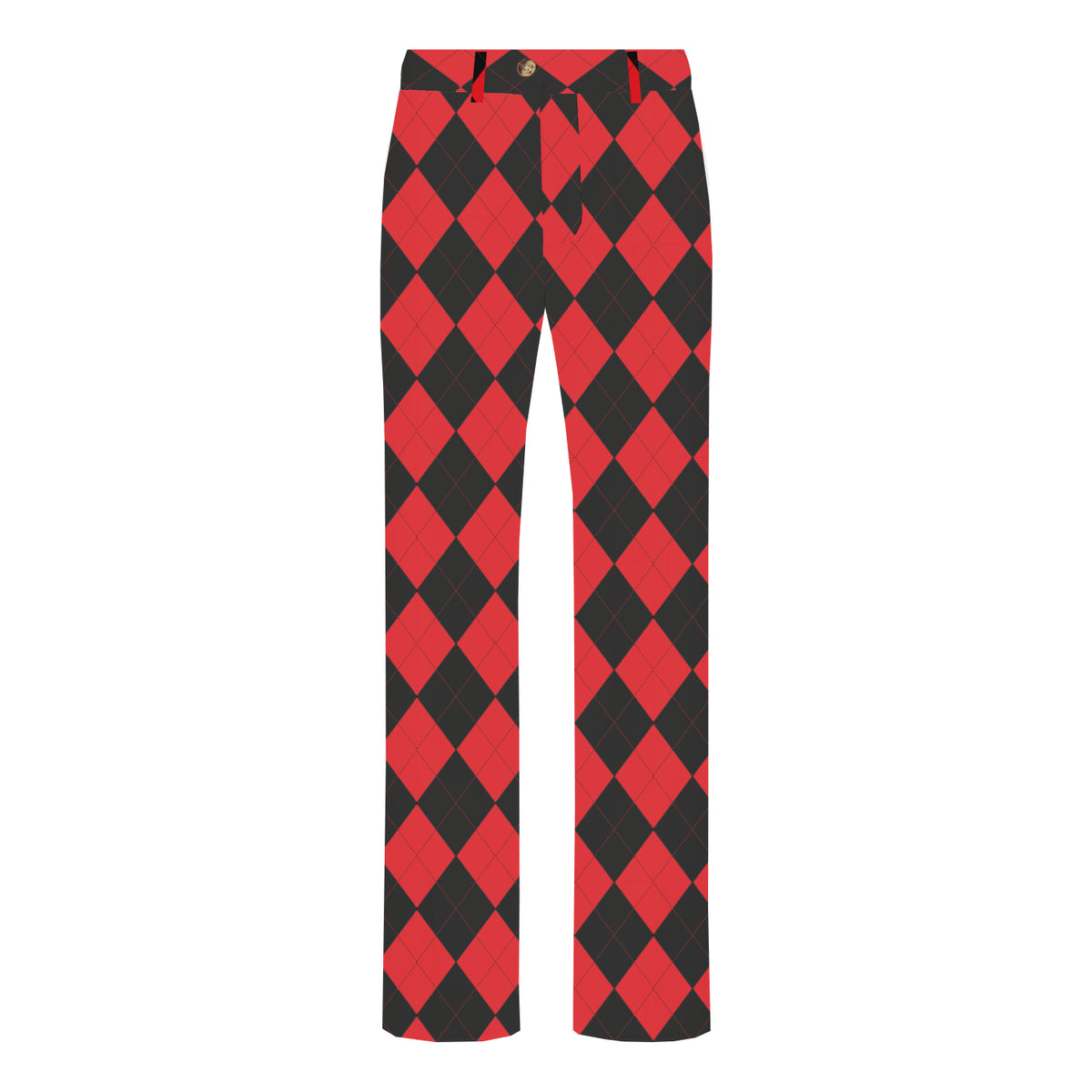 Red & Black Argyle Men's Heritage or Birdie Pant - MTO