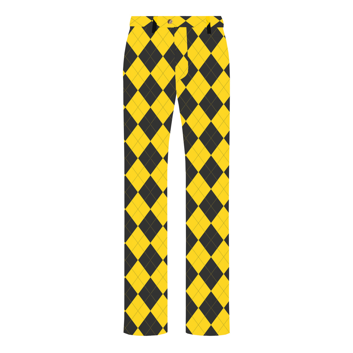 Black & Yellow Argyle Men's Heritage or Birdie Pant - MTO