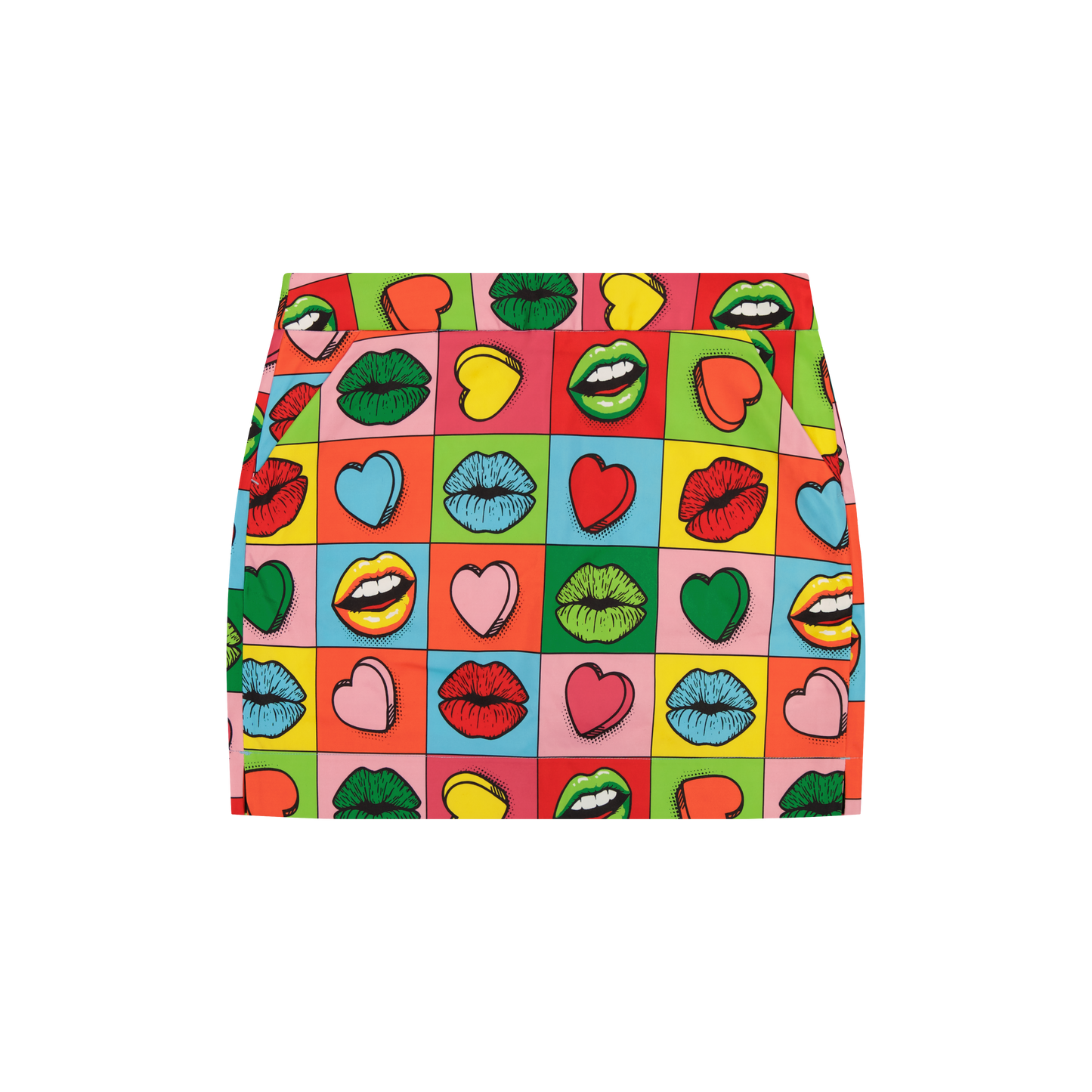 Classic Skort - Pop Hearts