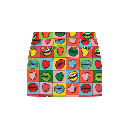 Classic Skort - Pop Hearts