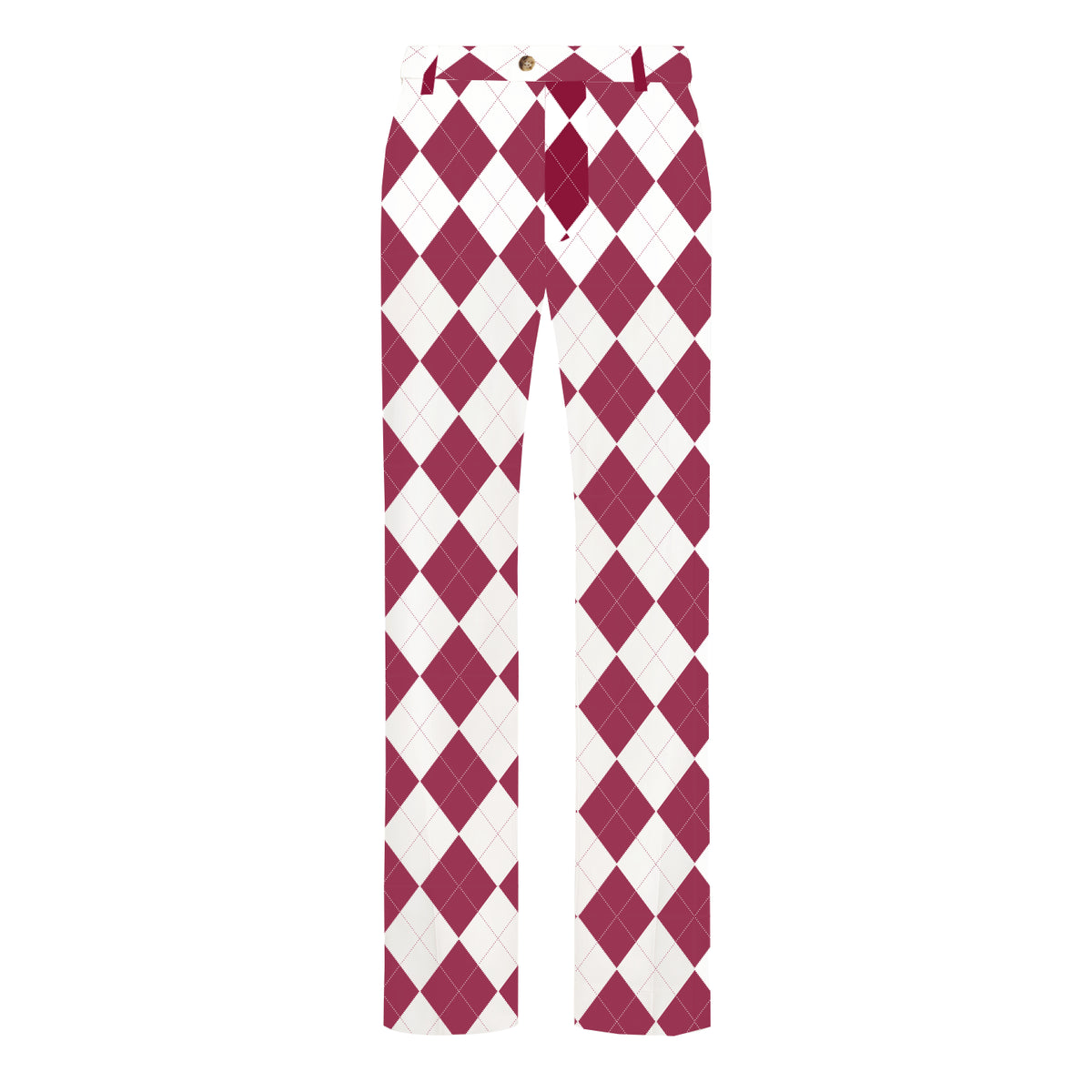 Cardinal & White Argyle Men's Heritage or Birdie Pant - MTO
