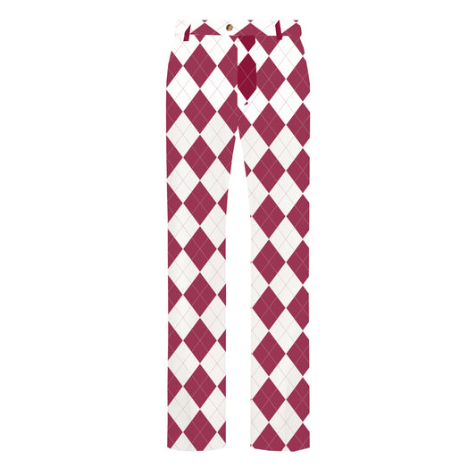 Cardinal & White Argyle Men's Heritage or Birdie Pant - MTO