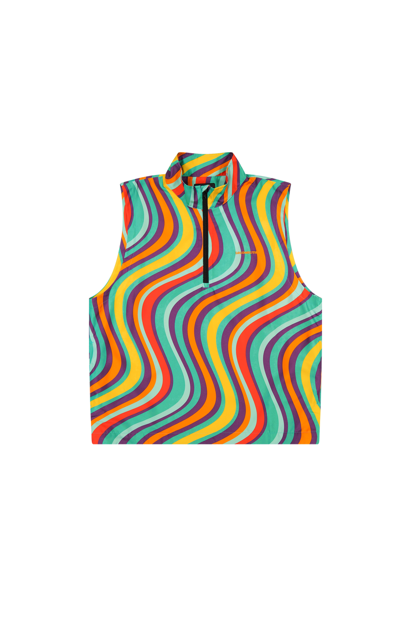 Sleeveless Qtr Zip Vest Torrey Lines Loudmouth